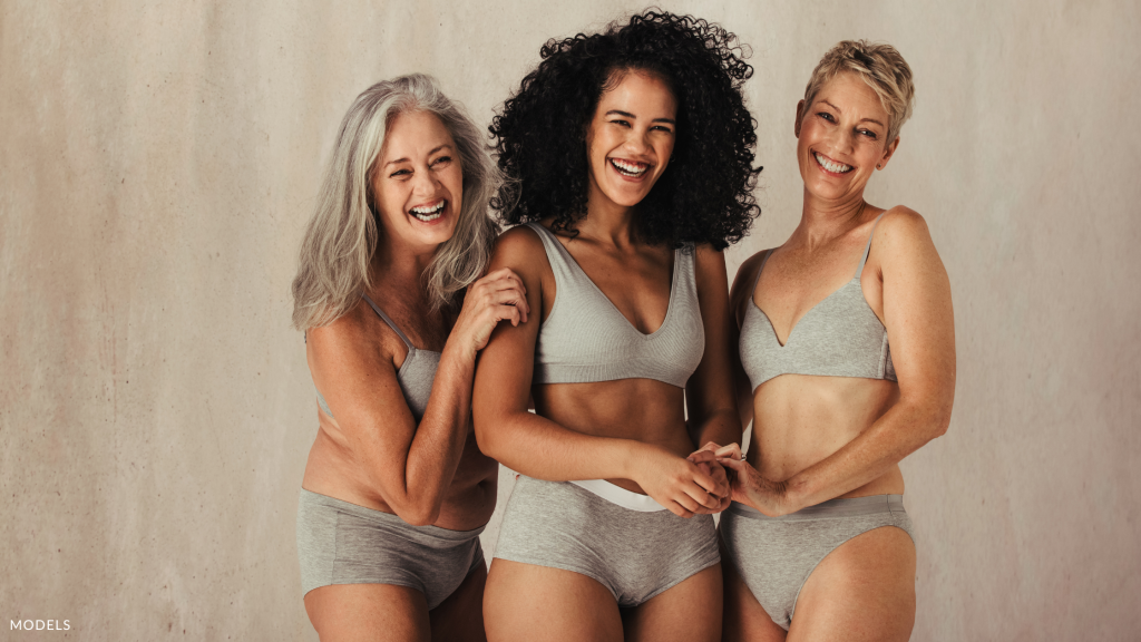 Women of all different ages and body types. (model)