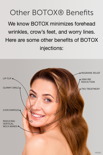 Other botox benefits infographic